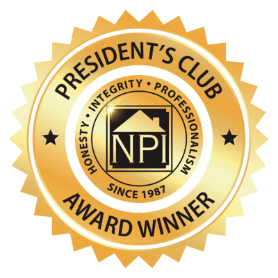 President's Club Award Recipient